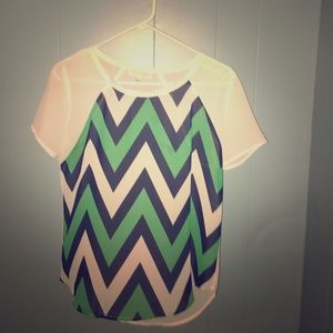 Boutique Chevron Blouse